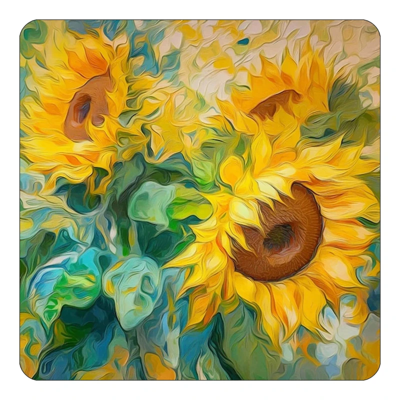 مگنت کاکتی طرح نقاشی رنگ روغن مدل mp72039