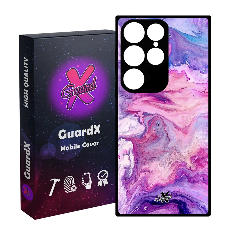 کاور گارد ایکس طرح ماربل مدل Glass10303 مناسب برای گوشی موبایل سامسونگ Galaxy S24 Ultra