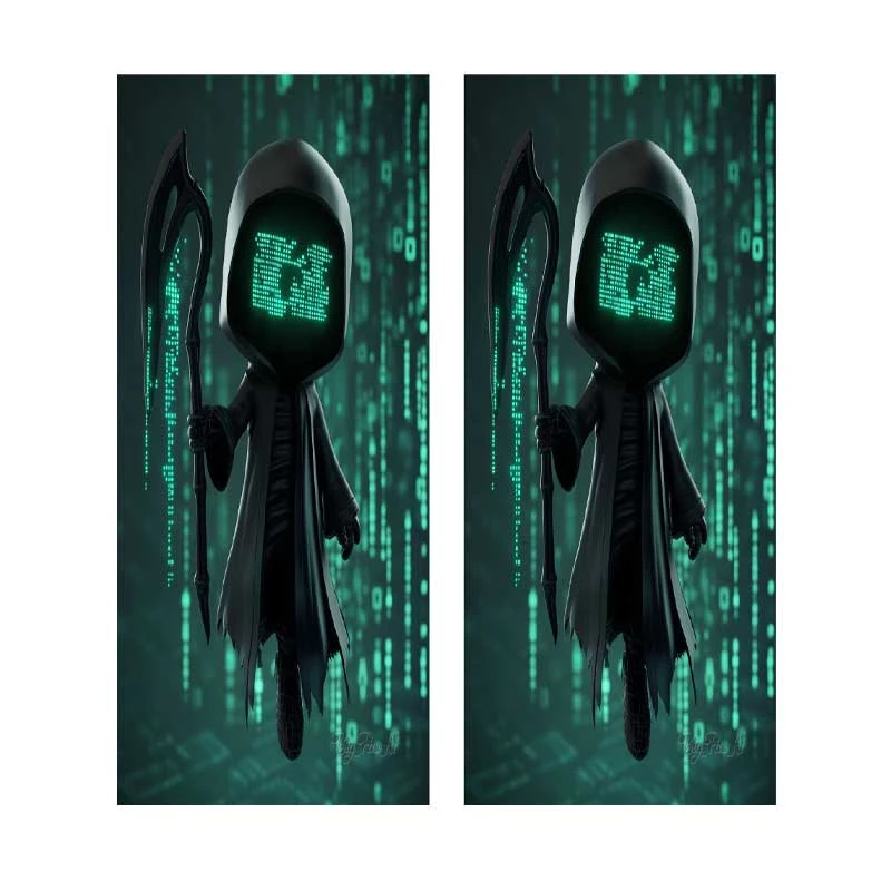 برچسب ستون خودرو طرح کارتونی  کد BS0109 بسته دو عددی