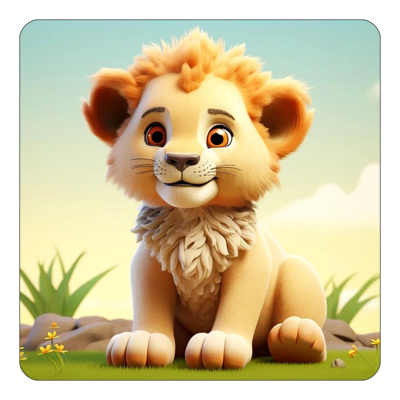 مگنت کاکتی طرح حیوانات کارتونی مدل mp27332