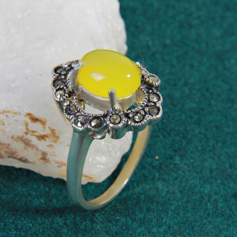 انگشتر نقره زنانه بازرگانی میلادی مدل شرف الشمس کد AW_268 انگشتر نقره زنانه بازرگانی میلادی مدل شرف الشمس کد AW_268