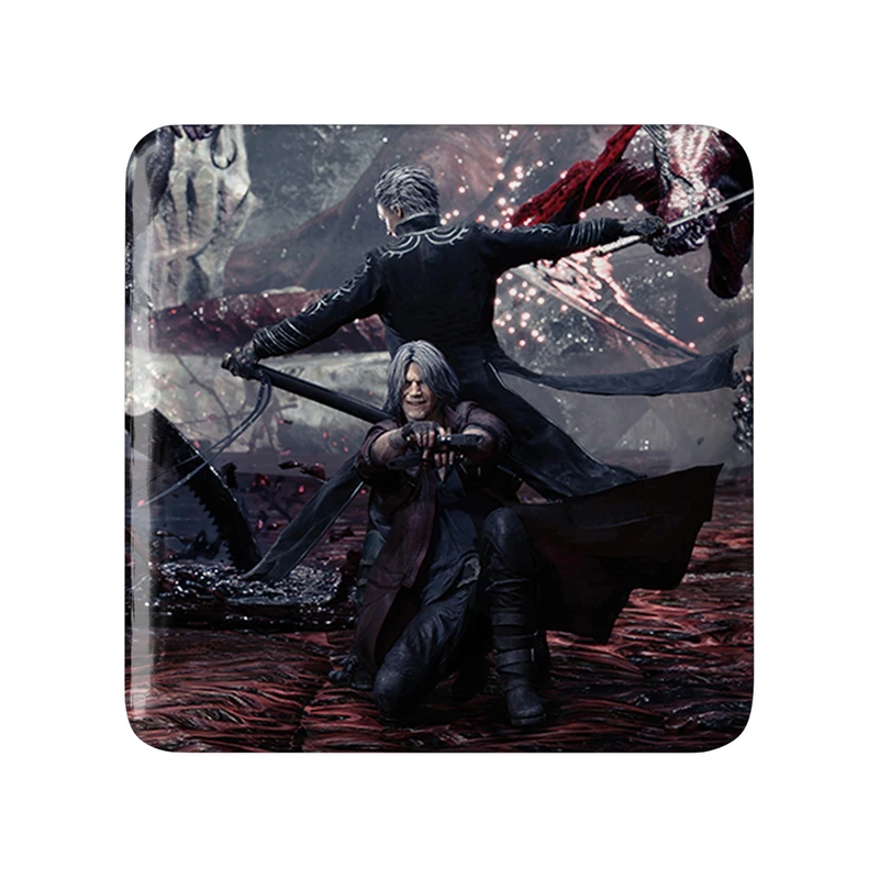 مگنت خندالو طرح بازی دویل می کرای Devil May Cry مدل مربعی کد 30208