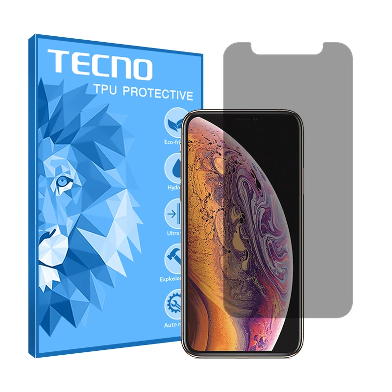 محافظ صفحه نمایش حریم شخصی تکنو مدل HyPRV مناسب برای گوشی موبایل اپل iPhone XS