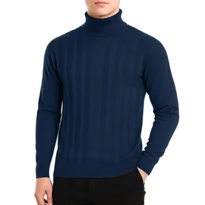 پلیور یقه ایستاده مردانه مدل ستونی کد 09