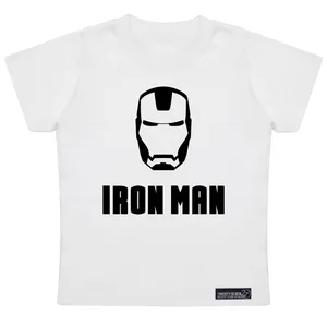 تی شرت آستین کوتاه دخترانه 27 مدل Iron Man کد MH963