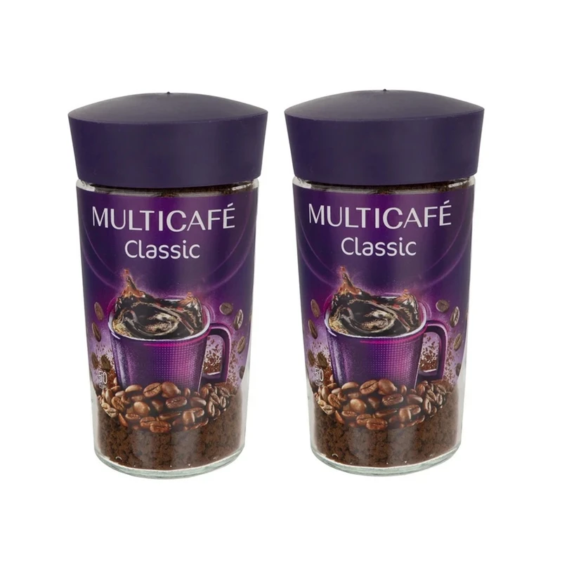 قهوه فوری کلاسیک مولتی کافه - 100 گرم بسته 2 عددی