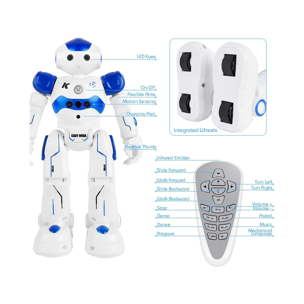 ربات کنترلی مدل  CADY ROBOT R2