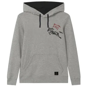 هودی دخترانه 27 مدل ذوالجناح کد V87 رنگ طوسی