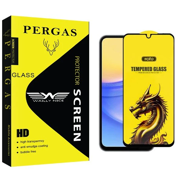 محافظ صفحه نمایش وایلی نایس مدل Pergas Y-Horo مناسب برای گوشی موبایل سامسونگ Galaxy A15
