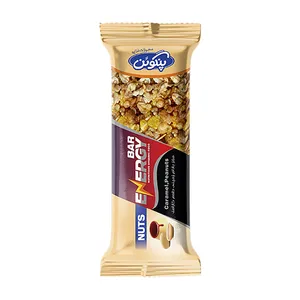 انرژی بار بادام زمینی با طعم کارامل پنگوئن - 35 گرم