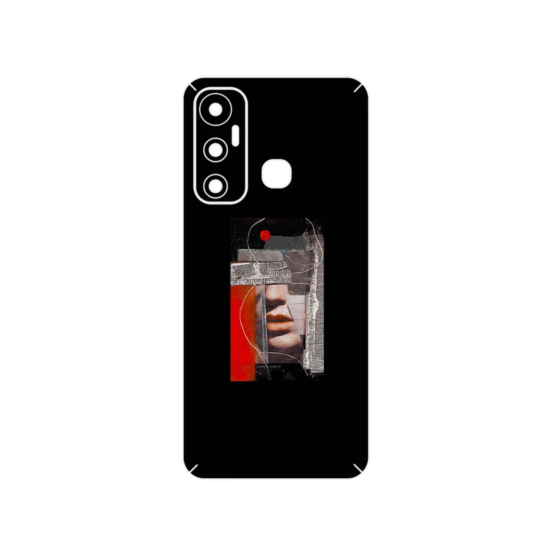 برچسب پوششی ماهوت مدل Collage of Mouth مناسب برای گوشی موبایل اینفینیکس Hot 11