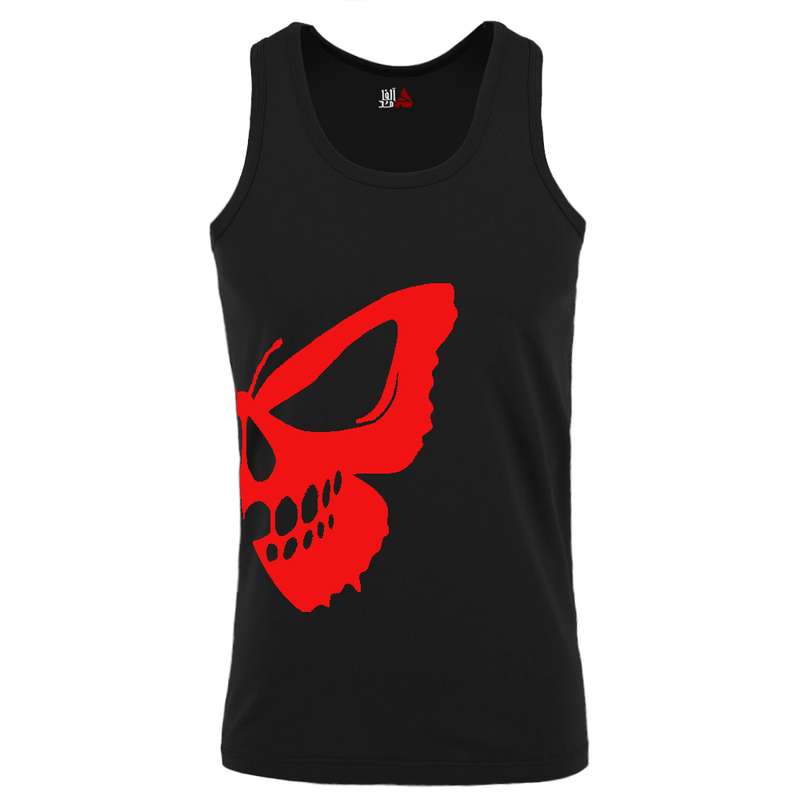 زیرپوش رکابی مردانه مدل اسکلت کد BR04 رنگ مشکی 