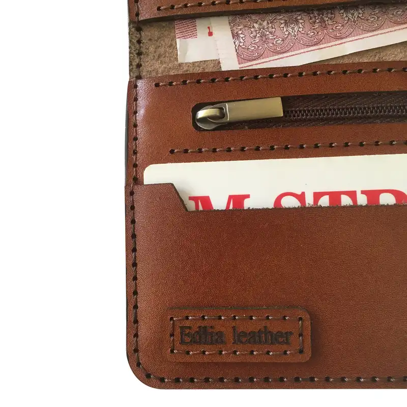 کیف پول چرم ادلیا کد E 2004