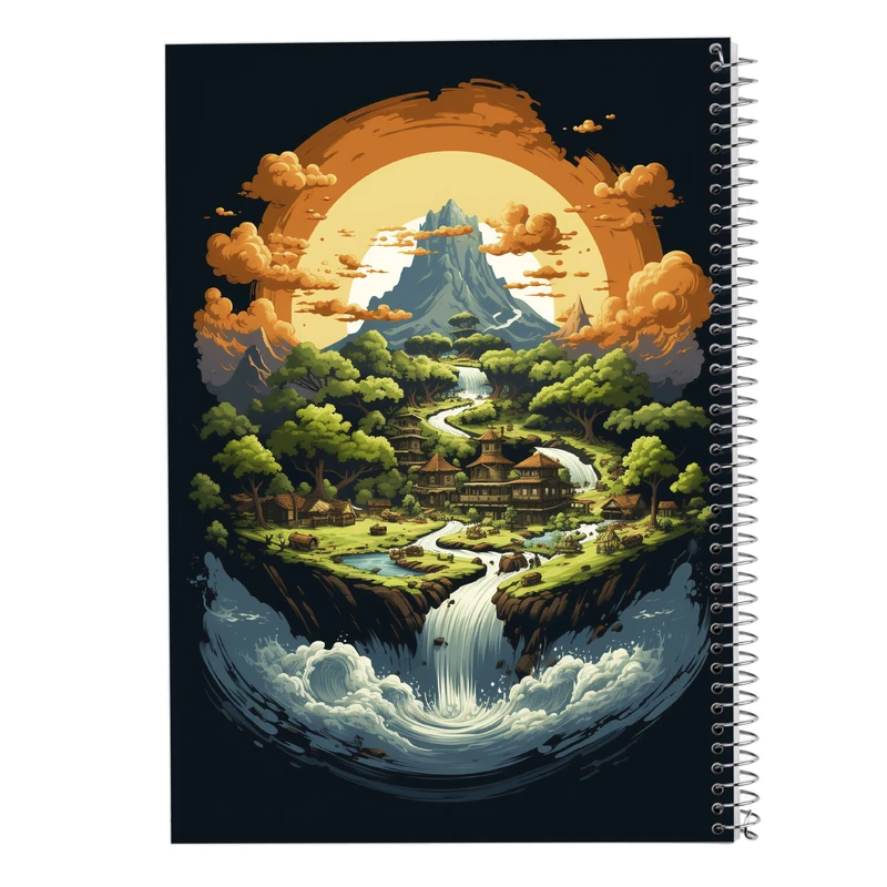 دفتر لیست خرید 50 برگ مدوپد مدل Ghibli کد DF2401