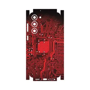 MAHOOT Red_Printed_Circuit_Board-FullSkin Cover Sticker for Samsung Galaxy S23 Plus