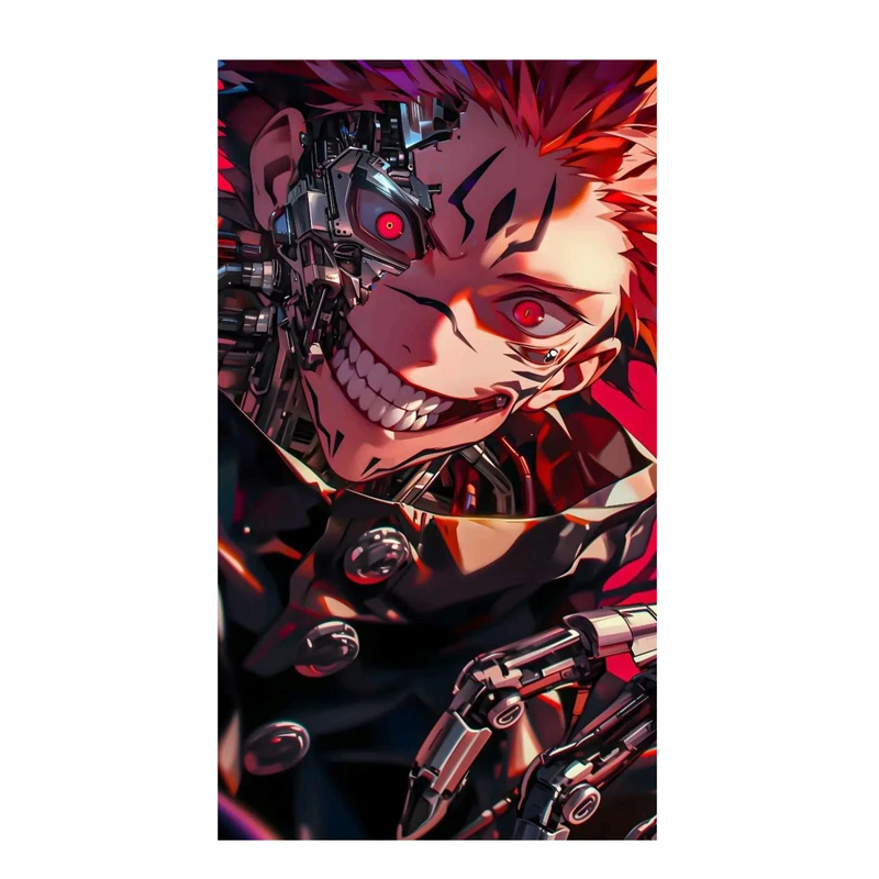 استیکر لپ تاپ و موبایل مدل انیمه طرح جوجوتسو کایسن ریومن سوکونا jujutsu kaisen ryomen sukuna کد 619