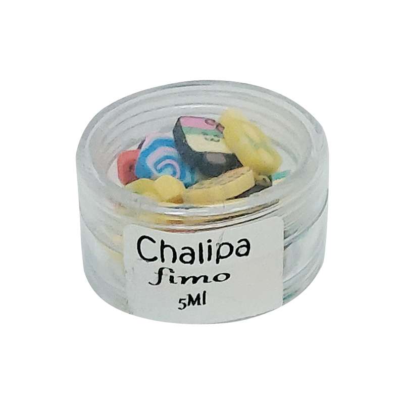 مجموعه تزئین ناخن چلیپا مدل بستنی فیمو کد 103 بسته 15 عددی