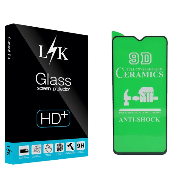 محافظ صفحه نمایش سرامیکی ال کی مدل Hard glass مناسب برای گوشی موبایل شیائومی Redmi Note 8 Pro