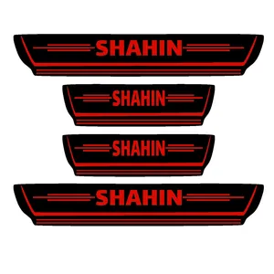 برچسب بدنه خودرو اسپرت غدیر مدل پارکاب چرم YA59 A12مناسب برای شاهین بسته 4 عددی