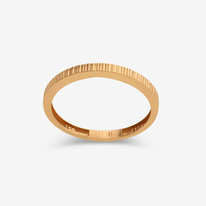 انگشتر طلا 18 عیار زنانه میو گلد مدل DG-R102 سایز 56