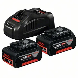 باتری لیتیومی 18 ولت 5 آمپر بوش مدل GBA 18V 5.0 AH - AMP Share مجموعه 3 عددی
