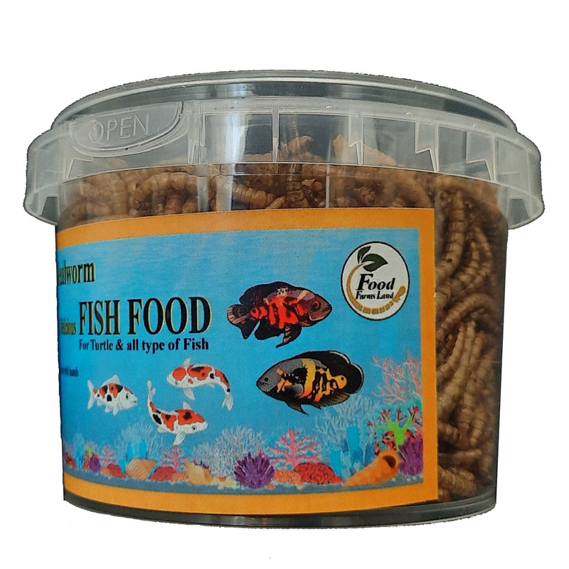 غذای ماهی و لاک پشت فود فارمز لند مدل میلورم وزن 50 گرم