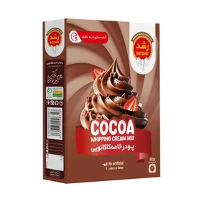 پودر خامه کیک و شیرینی پزی کاکائویی رشد - 75 گرم