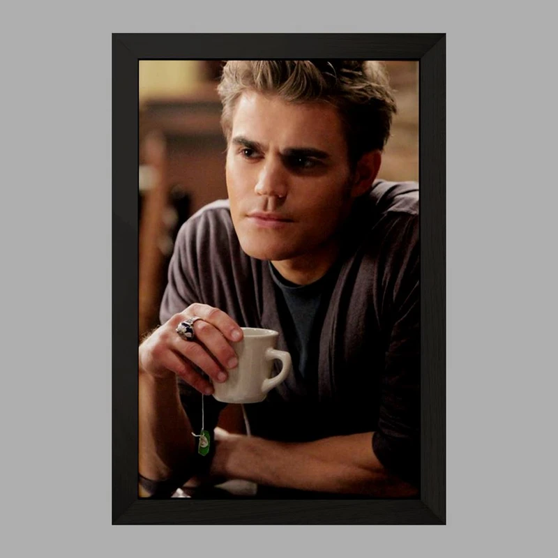 تابلو خندالو مدل استفان سالواتوره خاطرات یک خون آشام  The Vampire Diaries  کد 23688