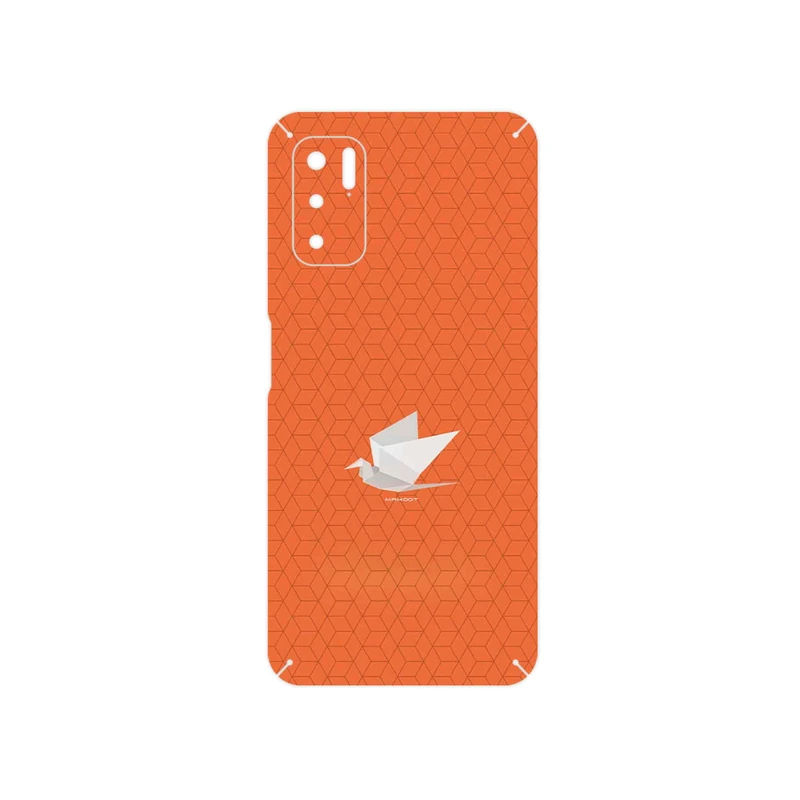 برچسب پوششی ماهوت مدل Minimalist origami bird مناسب برای گوشی موبایل شیائومی Redmi Note 10 5G
