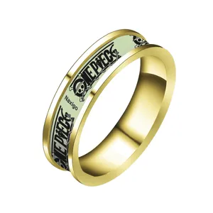 انگشتر ناکسیگو مدل شب تاب طرح One Piece کد RT15398