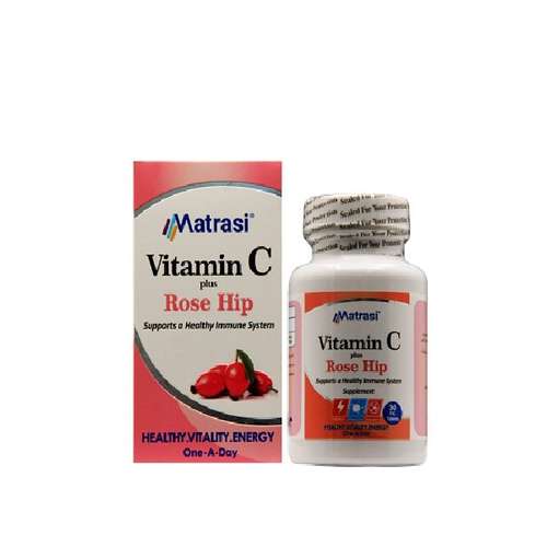 قرص ویتامین ث رز هیپ ماتراسی -  1000 میلی گرم بسته 30 عددی