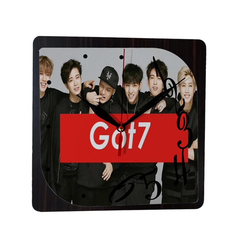 ساعت دیواری طرح گات سون got7 کد Tg9