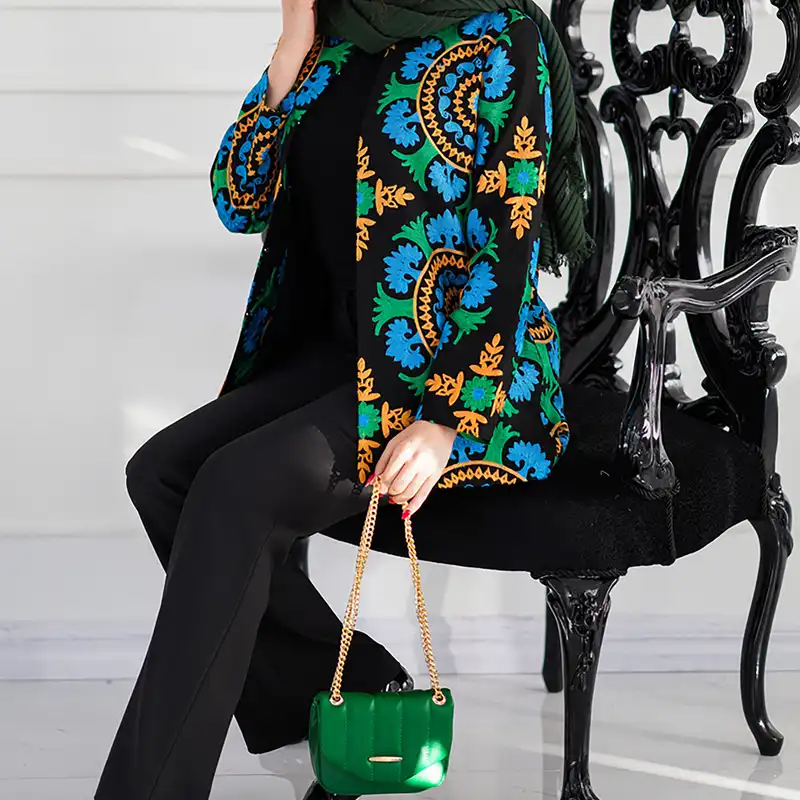 مانتو زنانه السانا مدل  فرخنده کد 172086