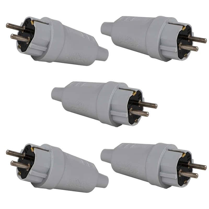 دوشاخه برق بروکس مدل صنعتی R236411 بسته 5 عددی