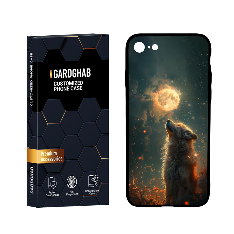 کاور گارد قاب مدل پشت گلس پسرانه مناسب برای گوشی موبایل اپل iPhone 7 / 8 / SE 2020 / SE 2022