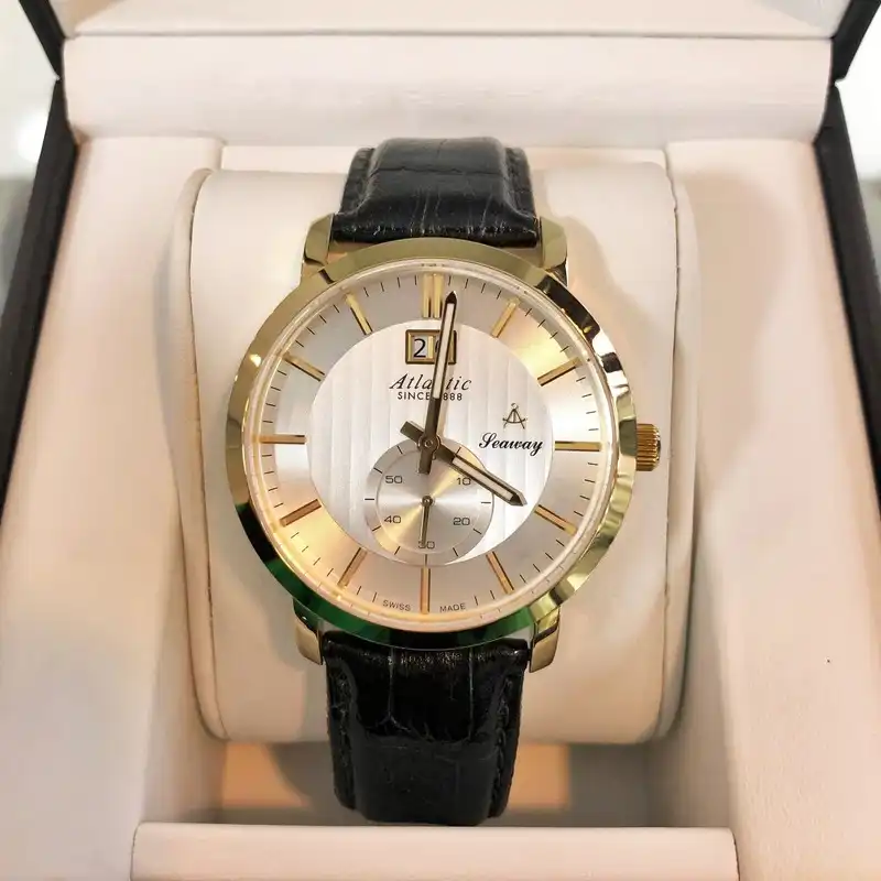 ساعت مچی عقربهای مردانه آتلانتیک مدل AC_63360_45_21