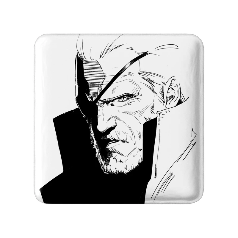 مگنت خندالو طرح بازی متال گیر (Metal Gear) مدل مربعی کد 33127