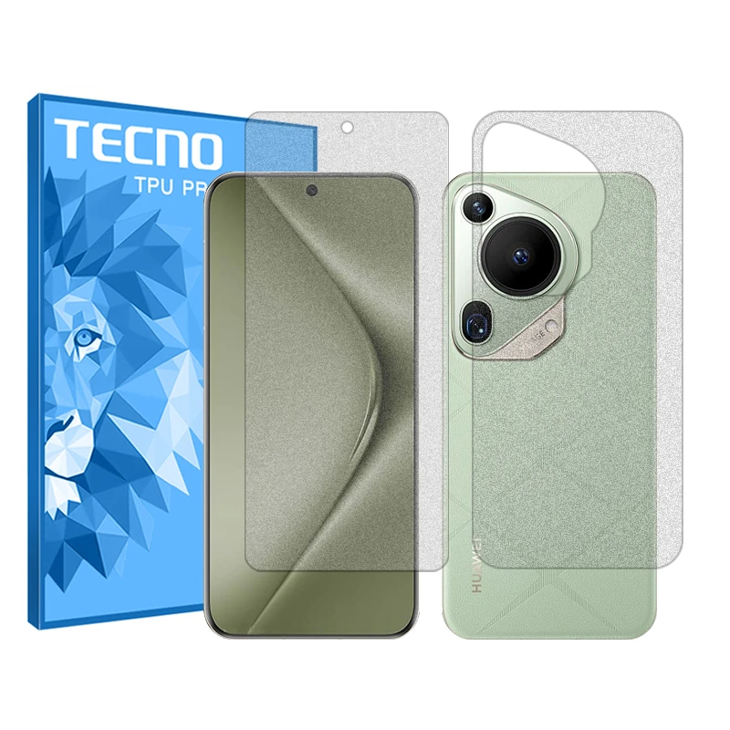 محافظ صفحه نمایش مات تکنو مدل HyMTT مناسب برای گوشی موبایل هوآوی Pura 70 Ultra به همراه محافظ پشت گوشی
