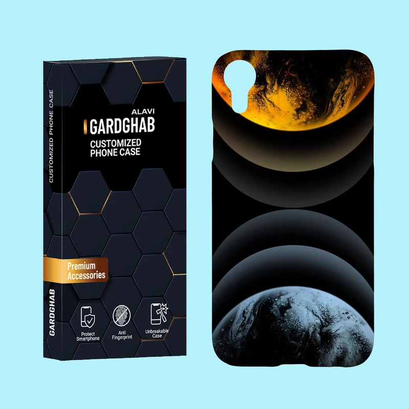 کاور گارد قاب علوی مدل هنری مناسب برای گوشی موبایل اپل iPhone XR