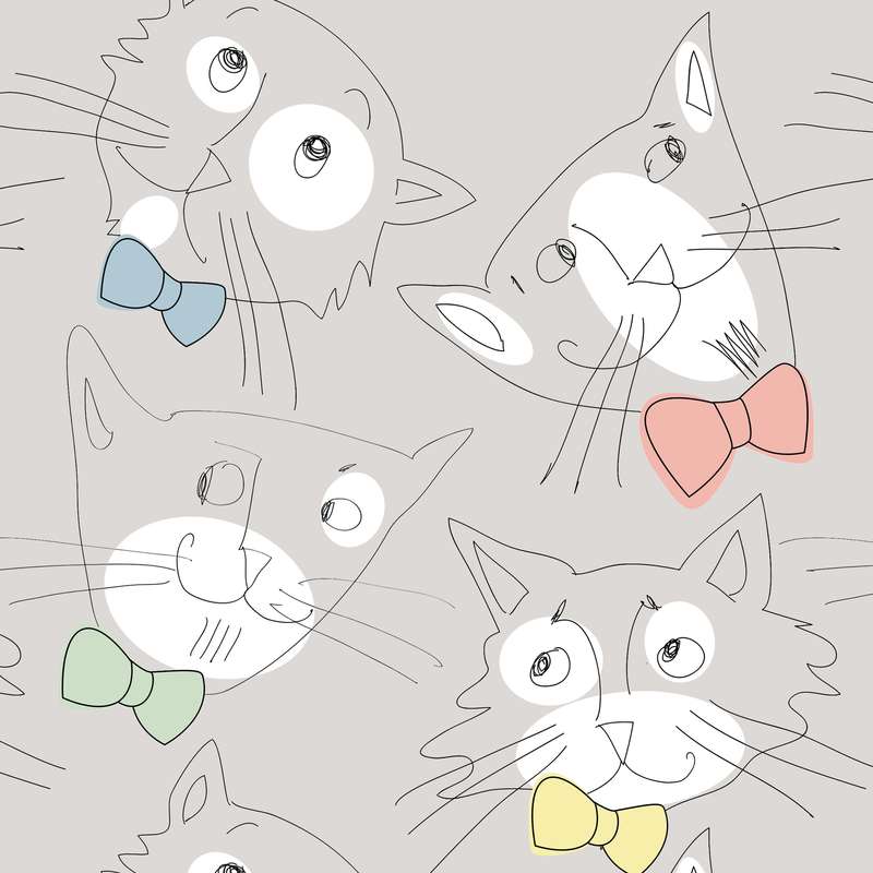 کاغذ کادو طرح گربه کد 139 بسته 5 عددی