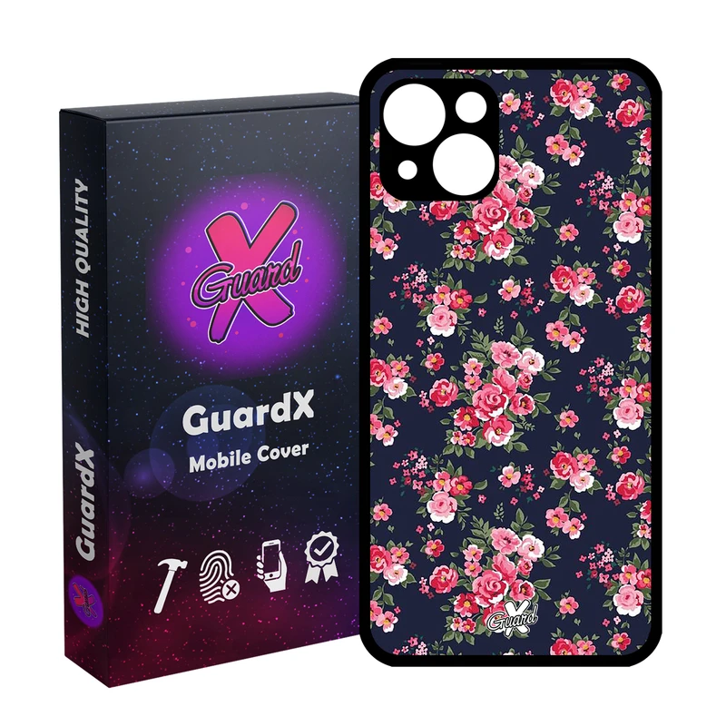 کاور گارد ایکس طرح Flower مدل Glass10130 مناسب برای گوشی موبایل اپل iPhone 13