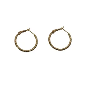 گوشواره زنانه ژوپینگ مدل تراشکاری کد NN05