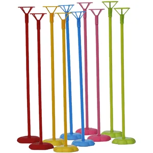 استند بادکنک فویلی مدل پایه دار کد P10 مجموعه 10 عددی