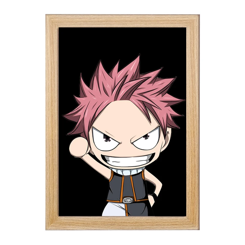 تابلو خندالو مدل ناتسو انیمه فری تیل Fairy Tail  کد 16481