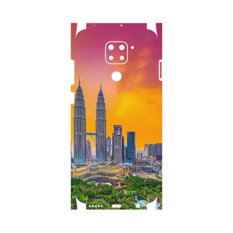 برچسب پوششی ماهوت مدل City of Kuala Lumpur-FullSkin مناسب برای گوشی موبایل شیائومی Redmi Note 9