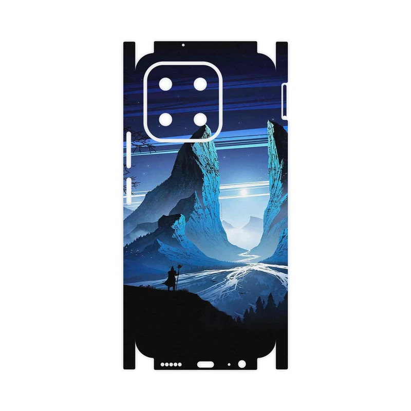 برچسب پوششی ماهوت مدل Blue Mountains Digital Art-FullSkin مناسب برای گوشی موبایل آنر X6b