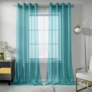 پرده تیکو دکو مدل حریر شاین ژرسه سایز 140*280 سانتی متر مجموعه دو عددی