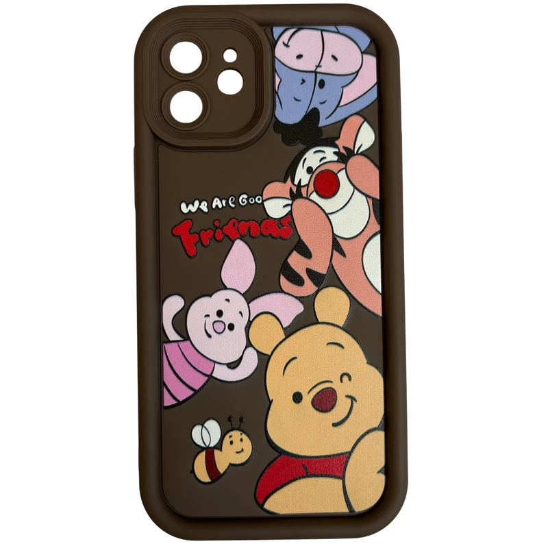 کاور مدل سولید طرح وینی پو کد 508 مناسب برای گوشی موبایل اپل iPhone 12