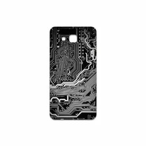 MAHOOT Black Printed Circuit Board Cover Sticker for Samsung Galaxy J7 2015