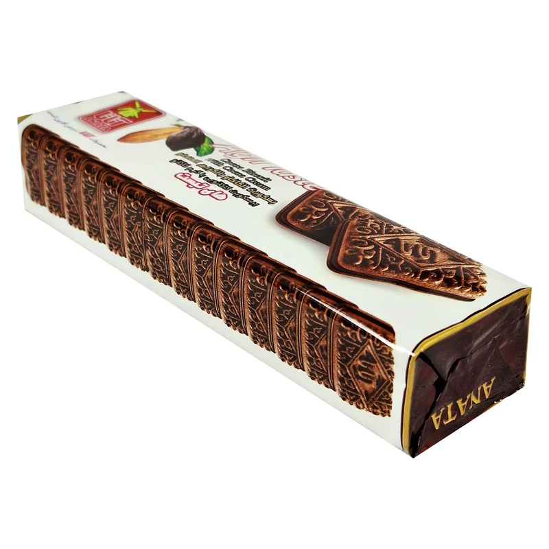 بیسکویت کرم‌دار کاکائویی های‌‌تیست آناتا - 115 گرم بسته 18 عددی
